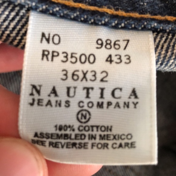 Nautica jeans. 36x32. Hardly worn - Picture 2 of 3